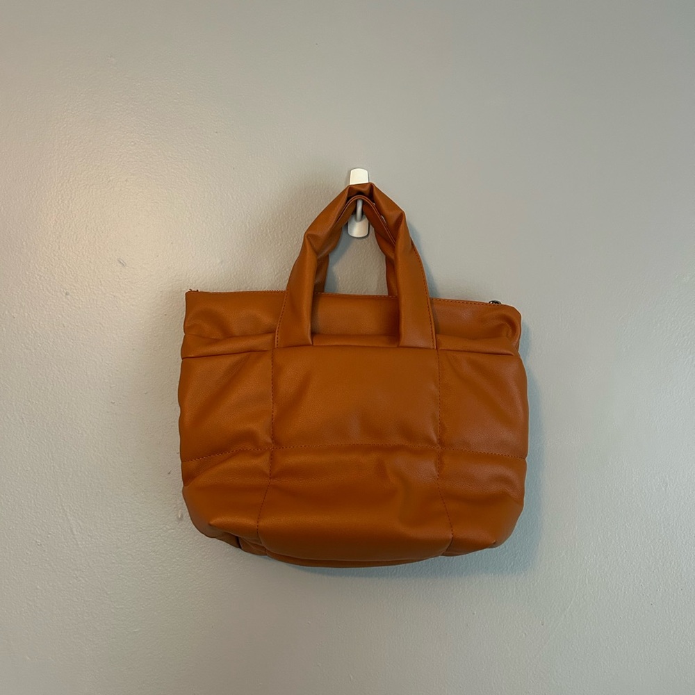 Free People Caramel Brown Tote Bag - Picture 2 of 6